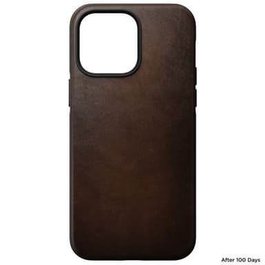 NOMAD iPhone 14 Pro Max Skal Modern Leather Case Brun