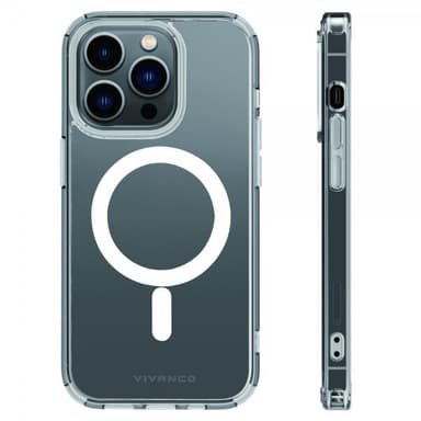 Vivanco iPhone 14 Pro Skal Mag Steady Transparent Klar