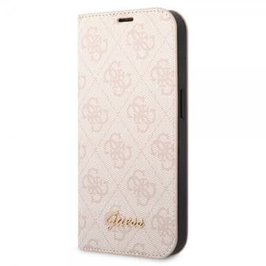 Guess iPhone 14 Pro Max Fodral 4G Logo Rosa