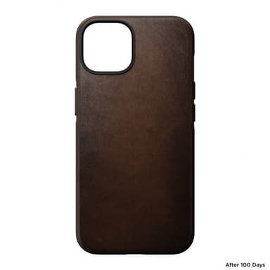 NOMAD iPhone 14 Skal Modern Leather Case Brun
