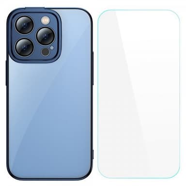 Baseus iPhone 14 Pro Skal Glitter Series Blå