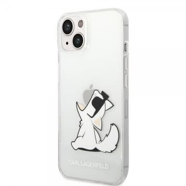 Karl Lagerfeld iPhone 14 Plus Skal Fun Choupette Transparent