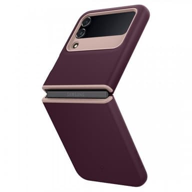 Spigen Samsung Galaxy Z Flip 4 Skal Nano Pop Burgundy Bean
