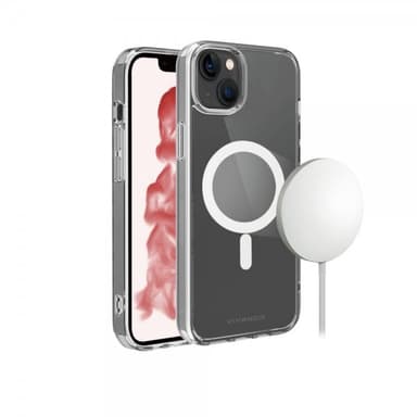 Vivanco iPhone 14 Plus Skal Mag Steady Transparent Klar