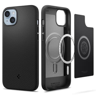 Spigen iPhone 14 Plus Skal Mag Armor MagFit Matte Black