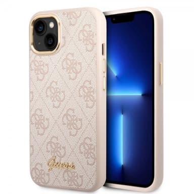Guess iPhone 14 Plus Skal 4G Logo Rosa