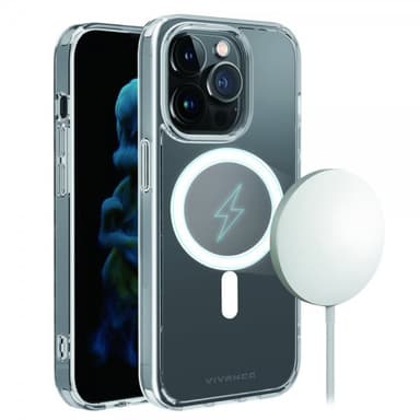 Vivanco iPhone 14 Pro Max Skal Mag Steady Transparent Klar