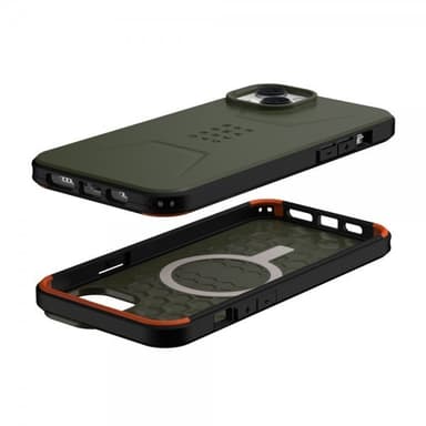 Urban Armor Gear (UAG) iPhone 14 Plus Skal Civilian MagSafe Olive