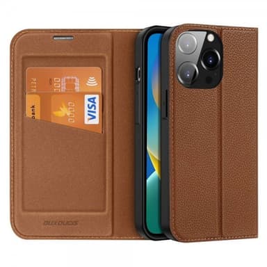 DUX DUCIS iPhone 14 Pro Fodral Skin X2 Series Brun