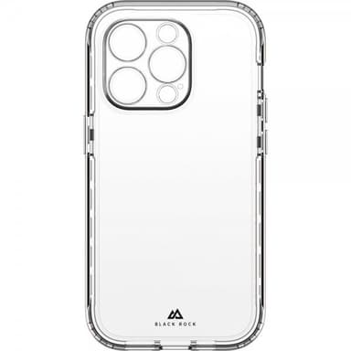 Black Rock iPhone 14 Pro Skal 360° Real Glass Case Svart Klar