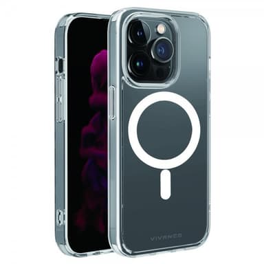 Vivanco iPhone 14 Pro Skal Mag Steady Transparent Klar