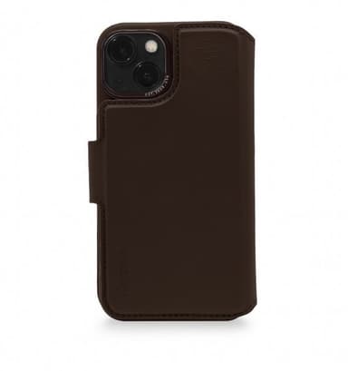Decoded iPhone 14 Plus Fodral Leather Detachable Wallet Brun