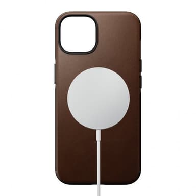 NOMAD iPhone 14 Skal Modern Leather Case Brun