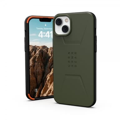 Urban Armor Gear (UAG) iPhone 14 Plus Skal Civilian MagSafe Olive
