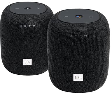 JBL Link Music Duo trådlösa högtalare (svarta)