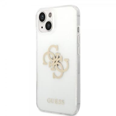 Guess iPhone 14 Plus Skal Full Glitter Transparent