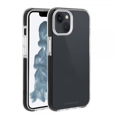 Vivanco iPhone 14 Skal Rock Solid Svart Klar