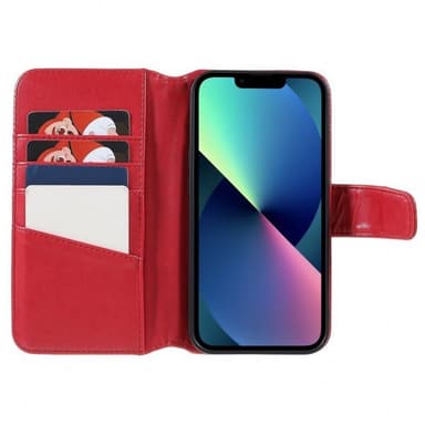Nordic Covers iPhone 14 Plus Fodral Essential Leather Poppy Red