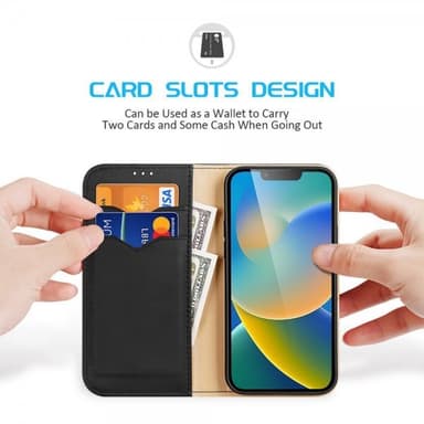 DUX DUCIS iPhone 14 Plus Fodral Hivo Series Svart
