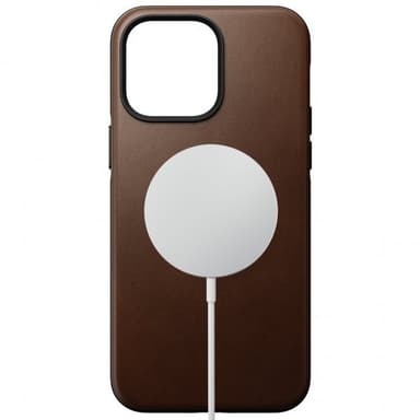 NOMAD iPhone 14 Pro Max Skal Modern Leather Case Brun