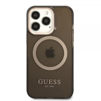 Guess iPhone 13 Pro Skal Translucent MagSafe Svart