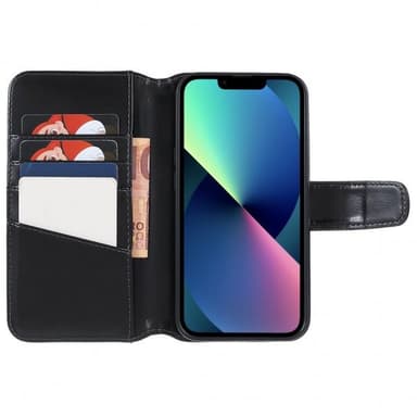 Nordic Covers iPhone 14 Plus Fodral Essential Leather Raven Black