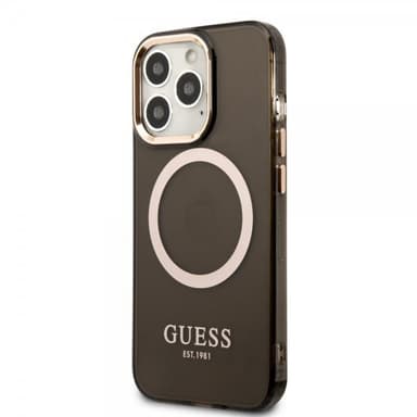 Guess iPhone 13 Pro Skal Translucent MagSafe Svart