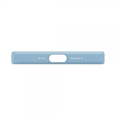 XQISIT iPhone 14 Skal Silicone Case Ljusblå