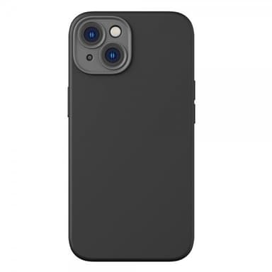Baseus iPhone 14 Plus Skal Liquid Silica Gel MagSafe Svart