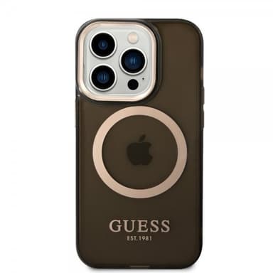 Guess iPhone 14 Pro Max Skal Translucent MagSafe Svart