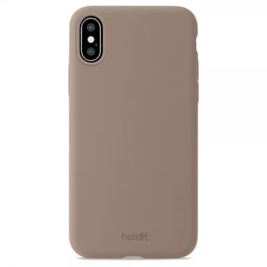 holdit iPhone X/Xs Skal Silikon Mocha Brown