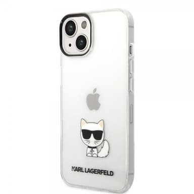 Karl Lagerfeld iPhone 14 Skal Printed Choupette Transparent