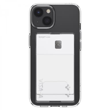 Spigen iPhone 14 Plus Skal Crystal Slot Dual Crystal Clear