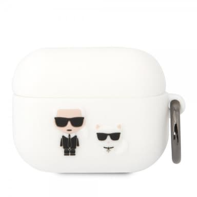Karl Lagerfeld AirPods Pro Skal 3D Logo Vit