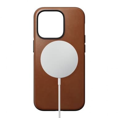 NOMAD iPhone 14 Pro Skal Modern Leather Case English Tan