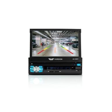 Vordon AC-5201 Bilstereo med uppfällbar skärm 7""