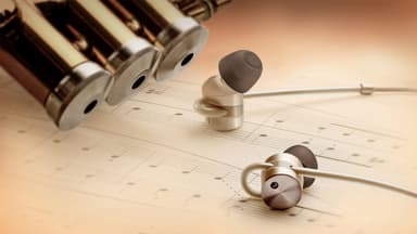 Huawei AM185 brusreducerande in-ear hörlurar (guld)
