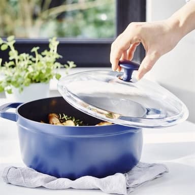 Blue Diamond - Keramisk Gryta med lock 24cm