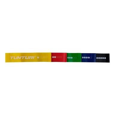 Tunturi Mini Träningsgummiband - 5 st.