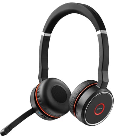 Jabra Evolve 75 SE UC trådlösa hörlurar (svarta)