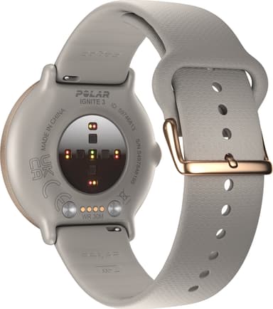 Polar Ignite 3 sportklocka S-L (gråbeige/guld)