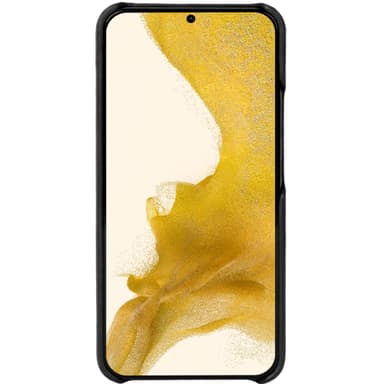 Leather Cover Galaxy S22 Svart