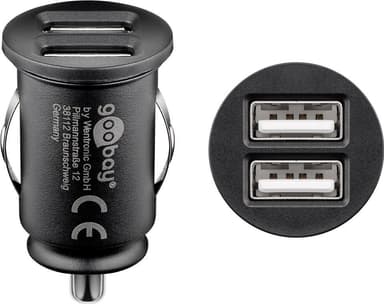Goobay Dubbel USB-bilsladdare (15,5 W)