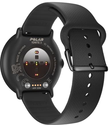 Polar Ignite 3 sportklocka S-L (svart/svart)