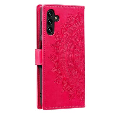 SKALO Samsung A13 5G Mandala Plånboksfodral - Cerise