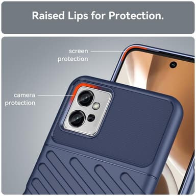 SKALO Motorola Moto G32 4G Armor Thunder Skal - Blå