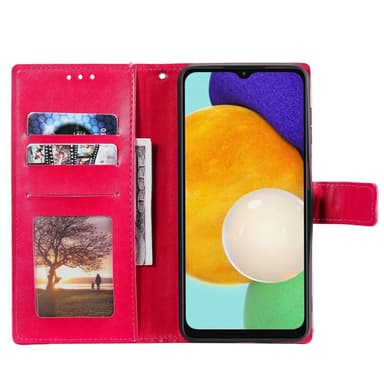 SKALO Samsung A13 5G Mandala Plånboksfodral - Cerise