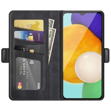 SKALO Samsung A04s 4G Premium Plånboksfodral - Svart