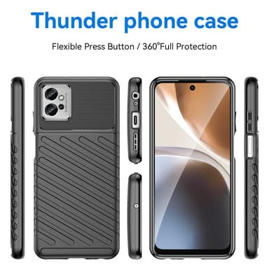SKALO Motorola Moto G32 4G Armor Thunder Skal - Svart