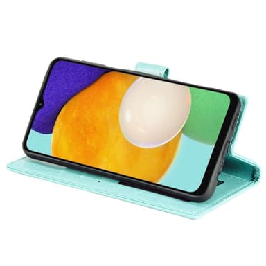 SKALO Samsung A13 5G Mandala Plånboksfodral - Turkos